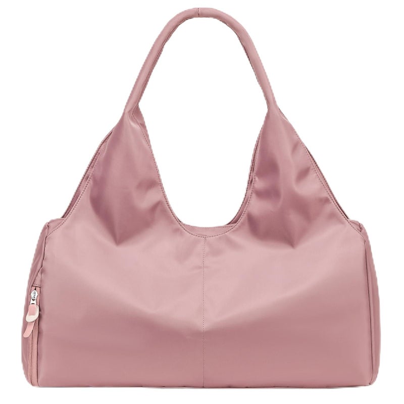 Forestfish Yoga Gym Bag For Women With Shoes Compartment & Wet Dry Storage Pockets Lightweight Duffel Bag, Pink - Image 1